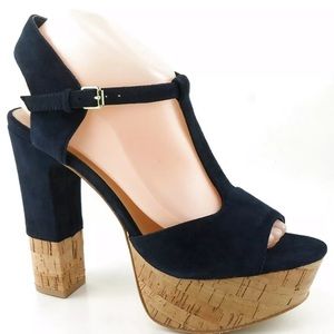 Dolce Vita Baxter Navy Suede Heel. Size 7.5